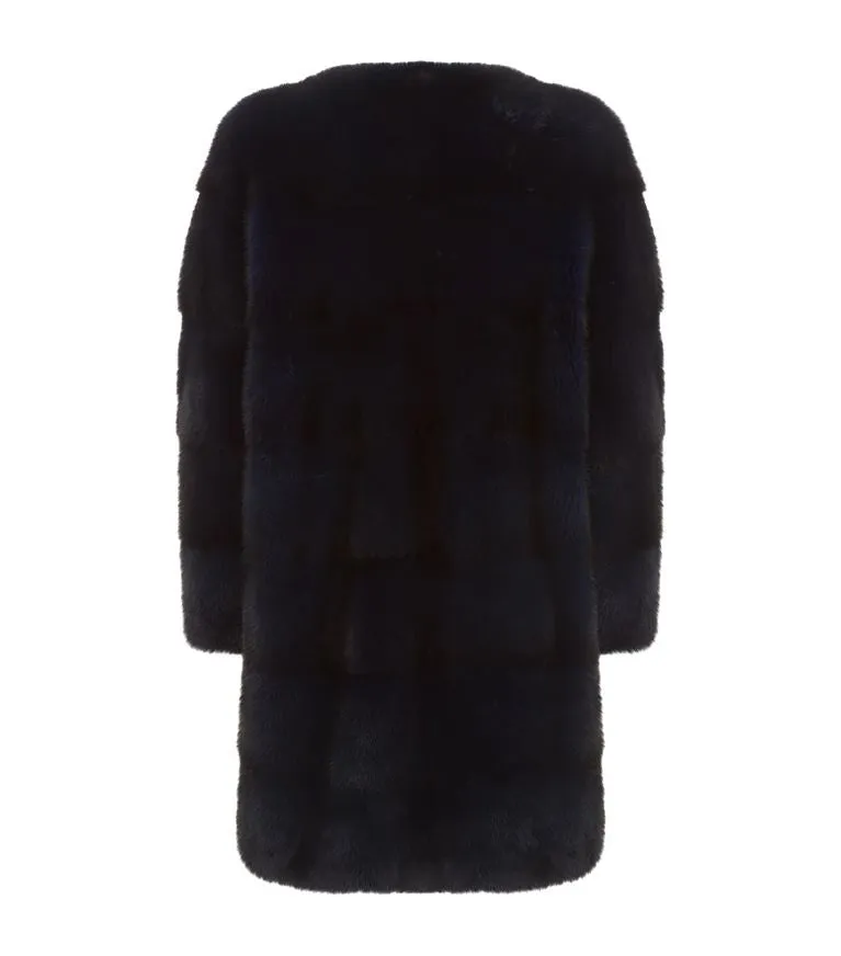 Sarah Long (80cm) Mink Fur Coat