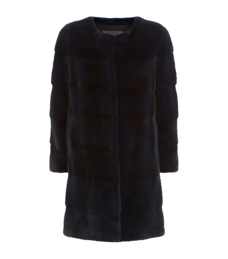 Sarah Long (80cm) Mink Fur Coat