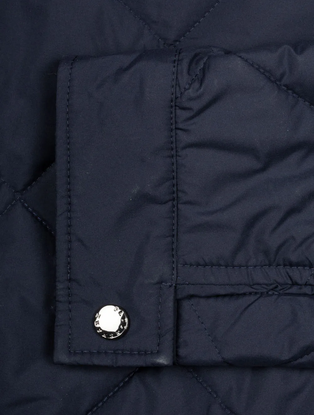 Save the Sea Quilted Jacket Navy