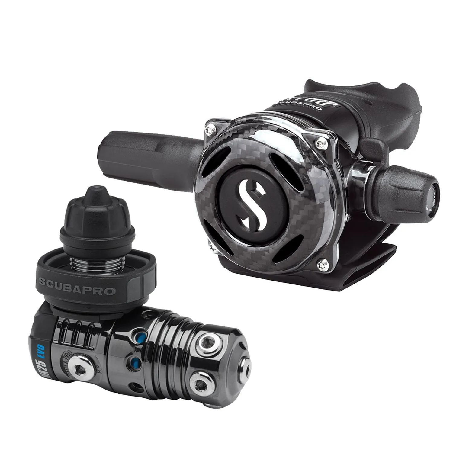 Scubapro MK25 EVO/A700 Black Tech Carbon Regulator