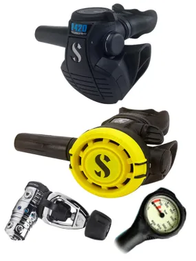 Scubapro Regulator Set: MK25 Evo (DIN or Yoke) / D420 / Octopus & Free Termo Gauge