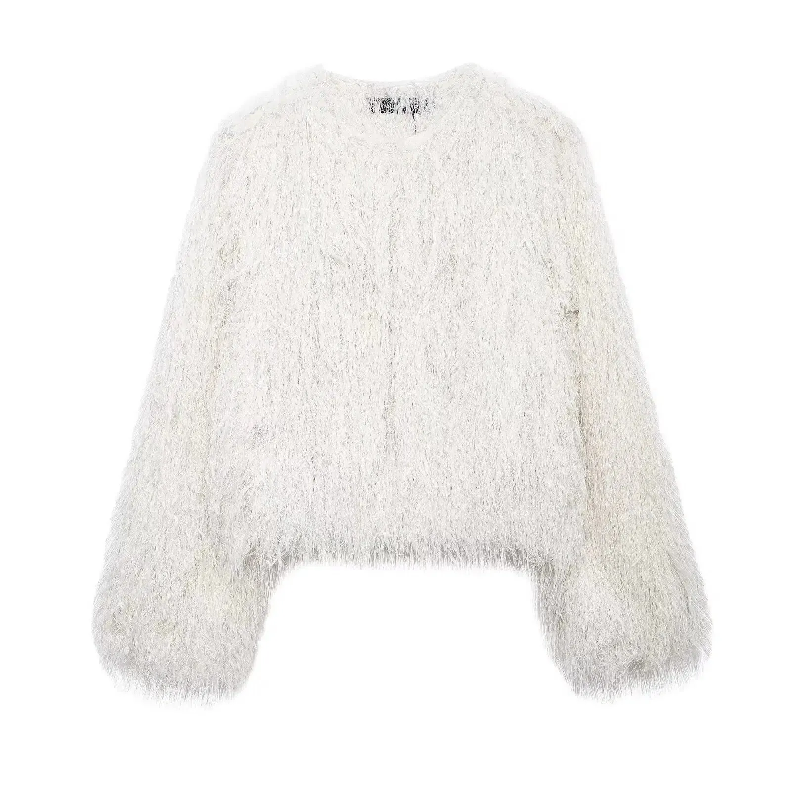 Shaggy Faux Fur Coat