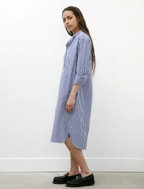 Shirt Dress Blue/White Stripes