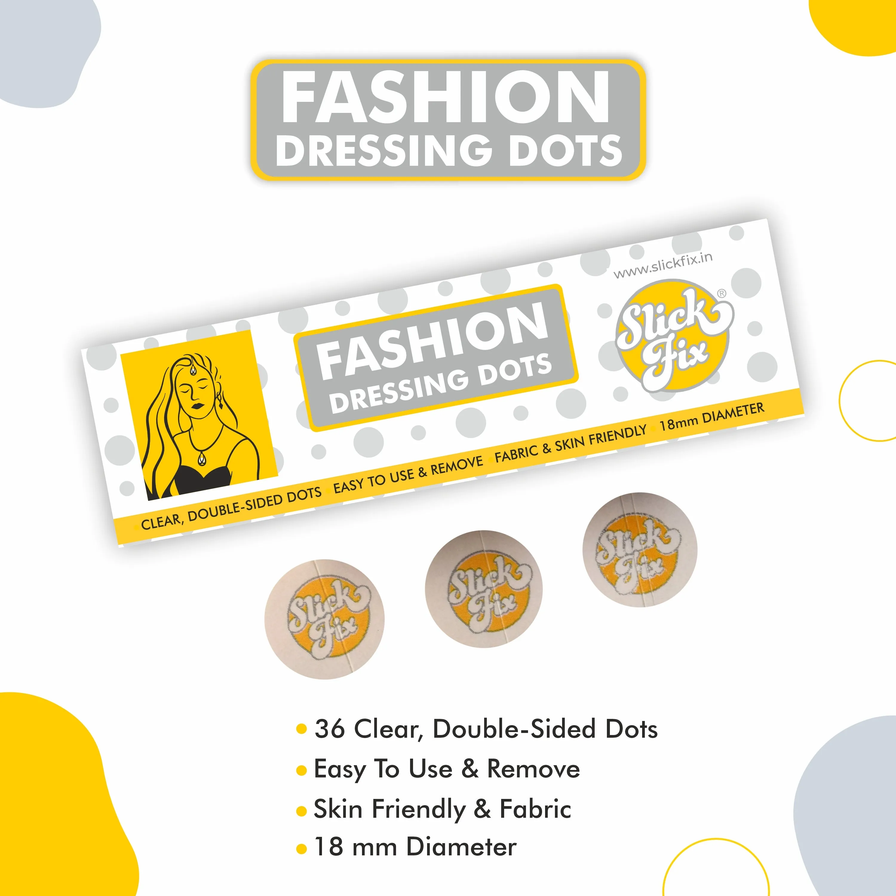 SlickFix Fashion Dressing Dots Tape