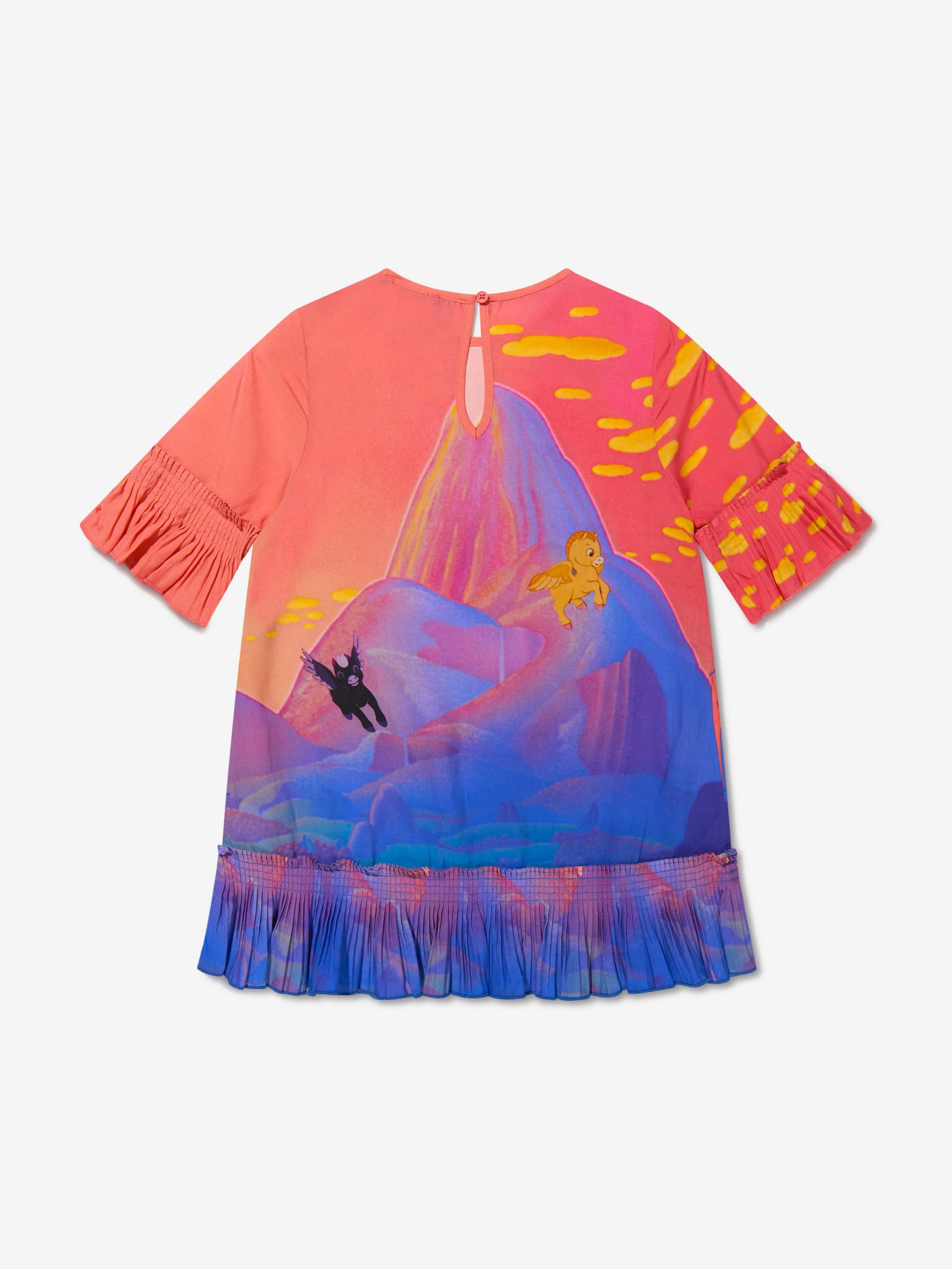 Stella McCartney Girls Disney Fantasia Mount Olympus Dress