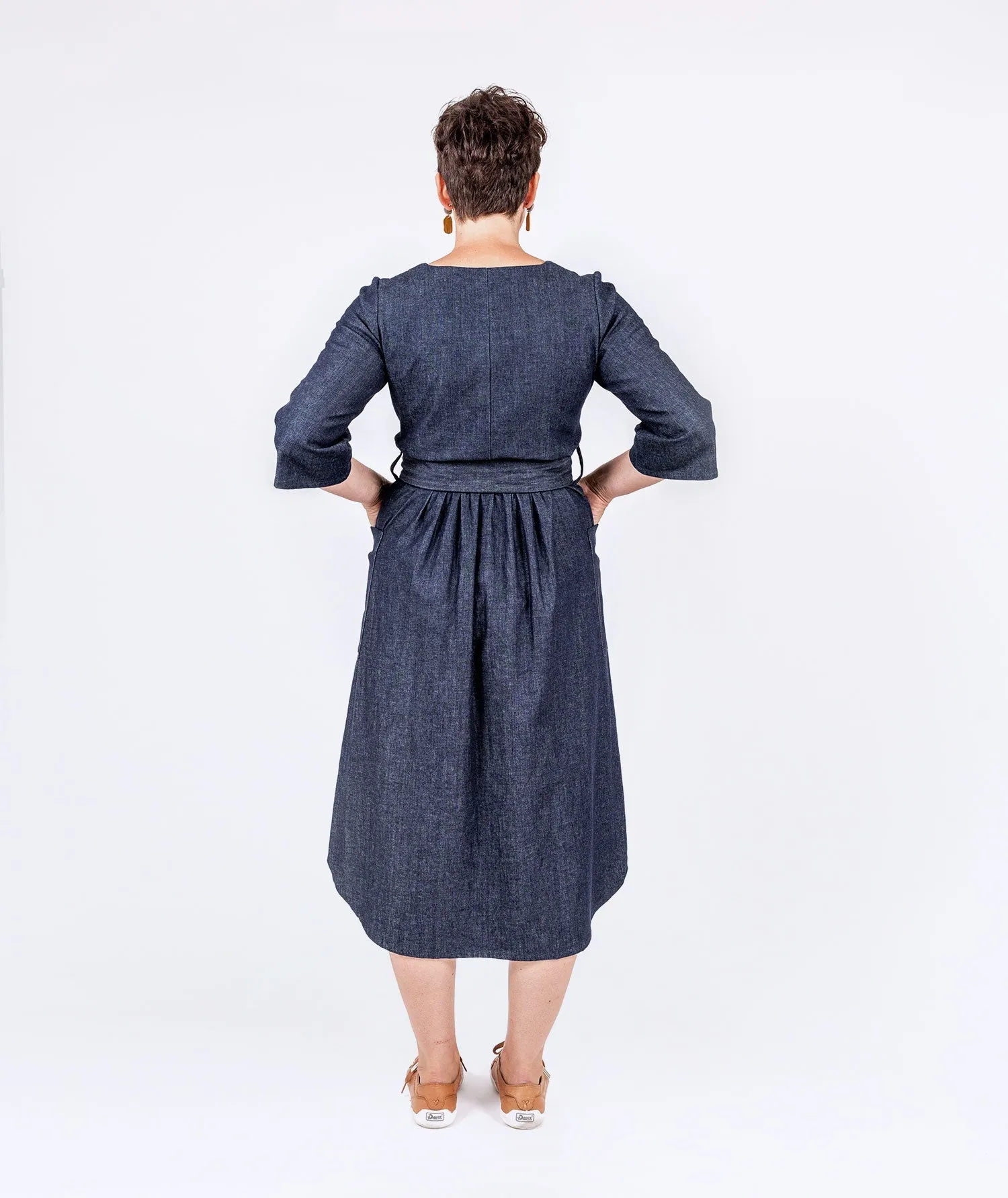 Stretch Denim Kajoli Dress