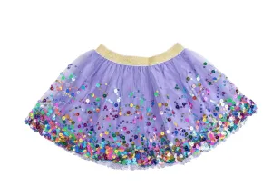 Sweet Wink Girls Lavender Confetti Tutu Skirt