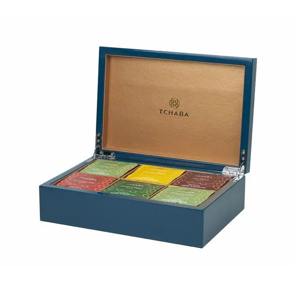 TCHABA Luxury Tea Box Blue