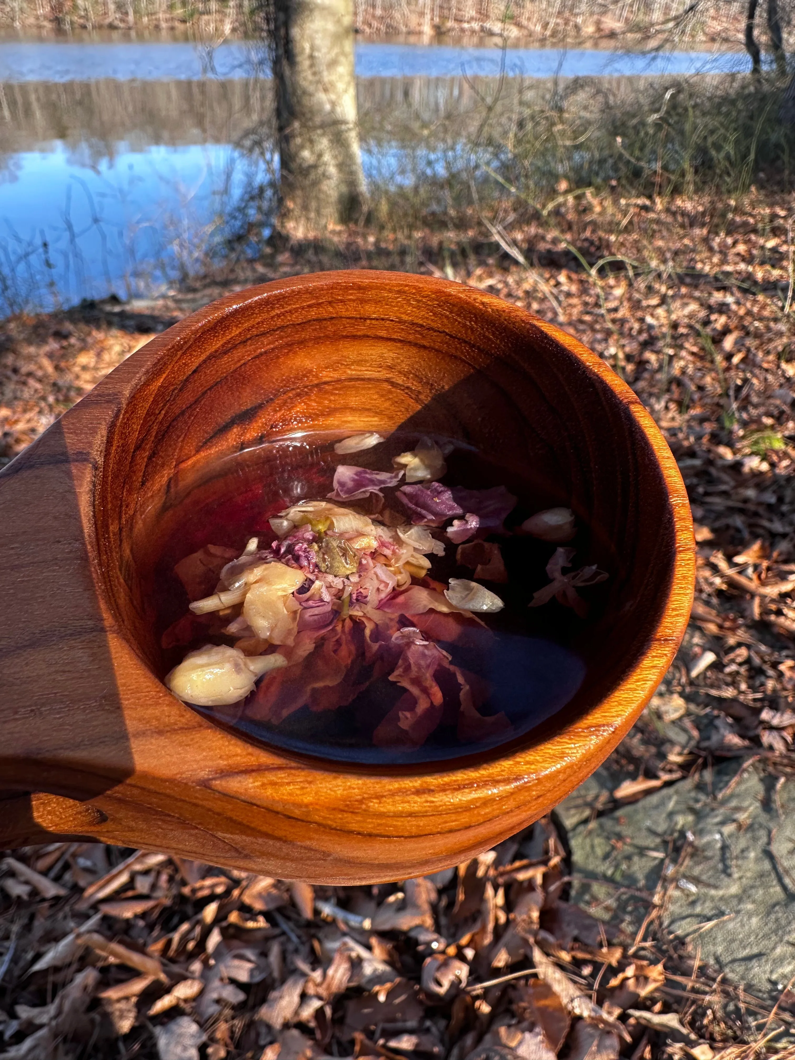 Teak Kuksa Coffee & Tea Mug by Tuckahoe Hardwoods