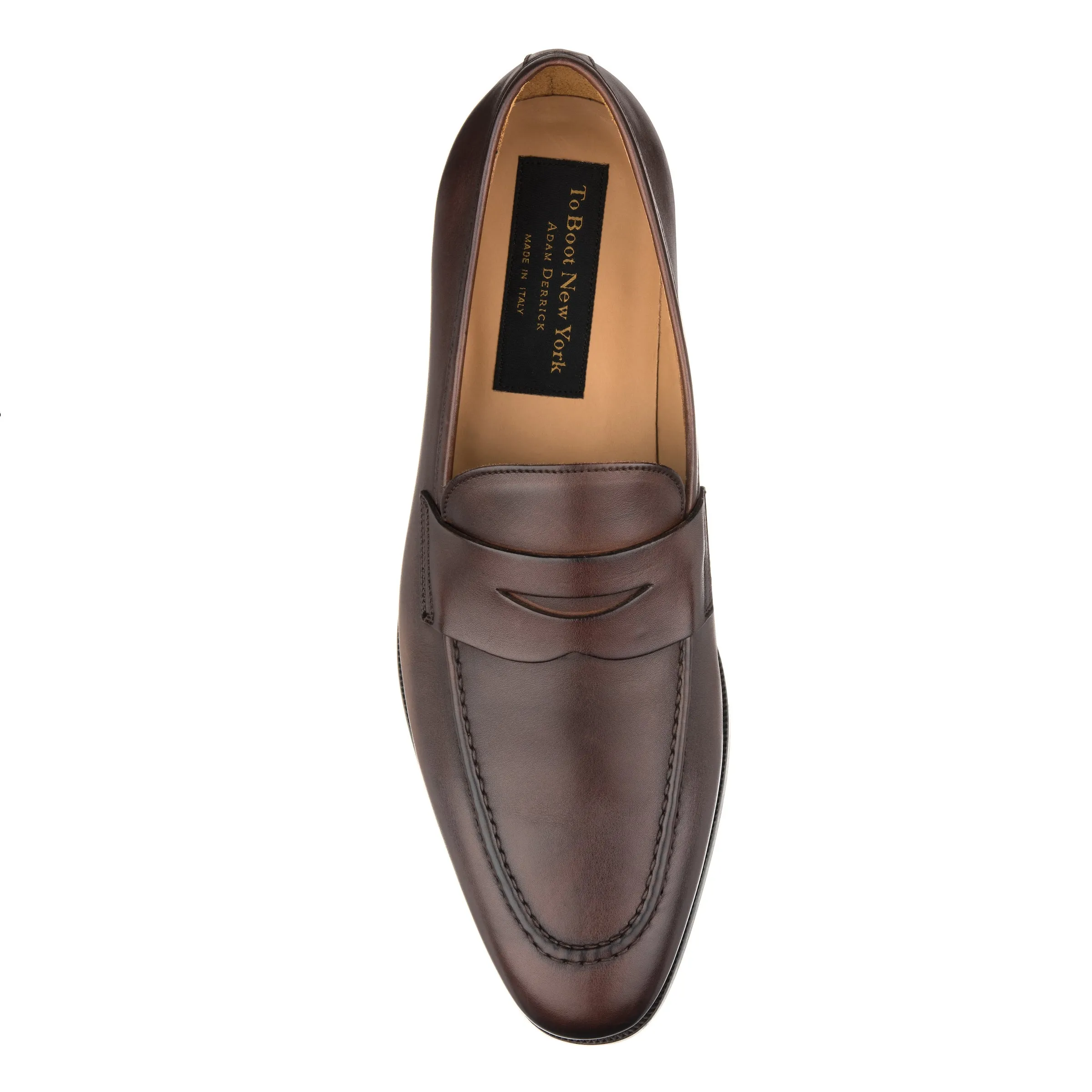 Tesoro Dark Brown Calf Slip On