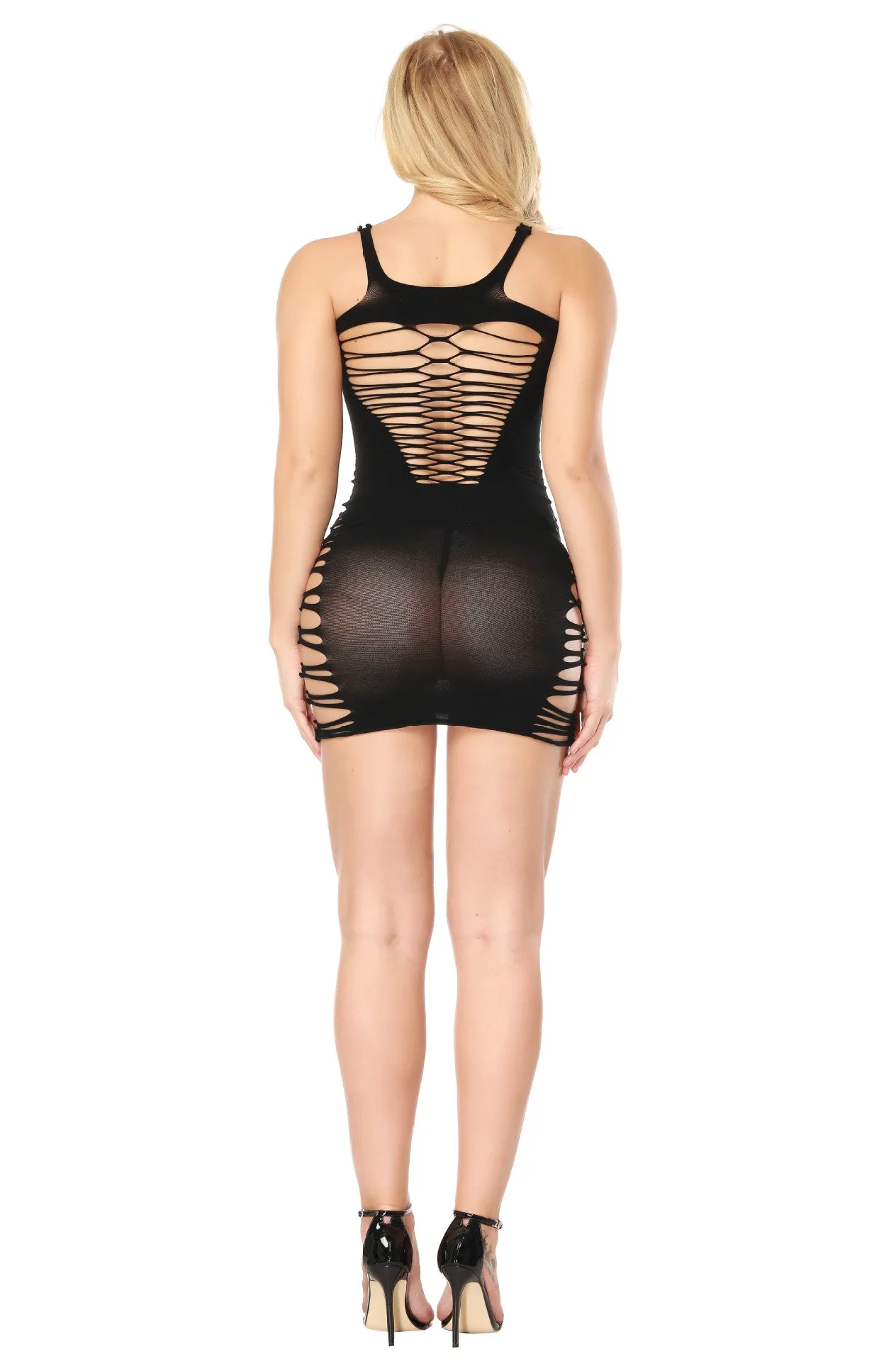 The 8789 Clubtime Fishnet Bodystocking Dress