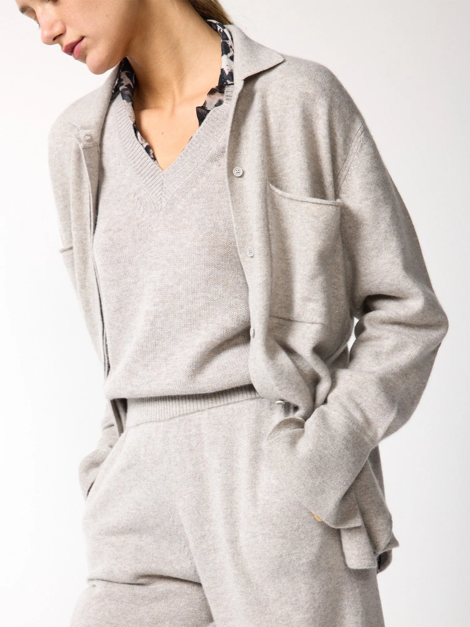 The Andre Luxe Cashmere Shacket