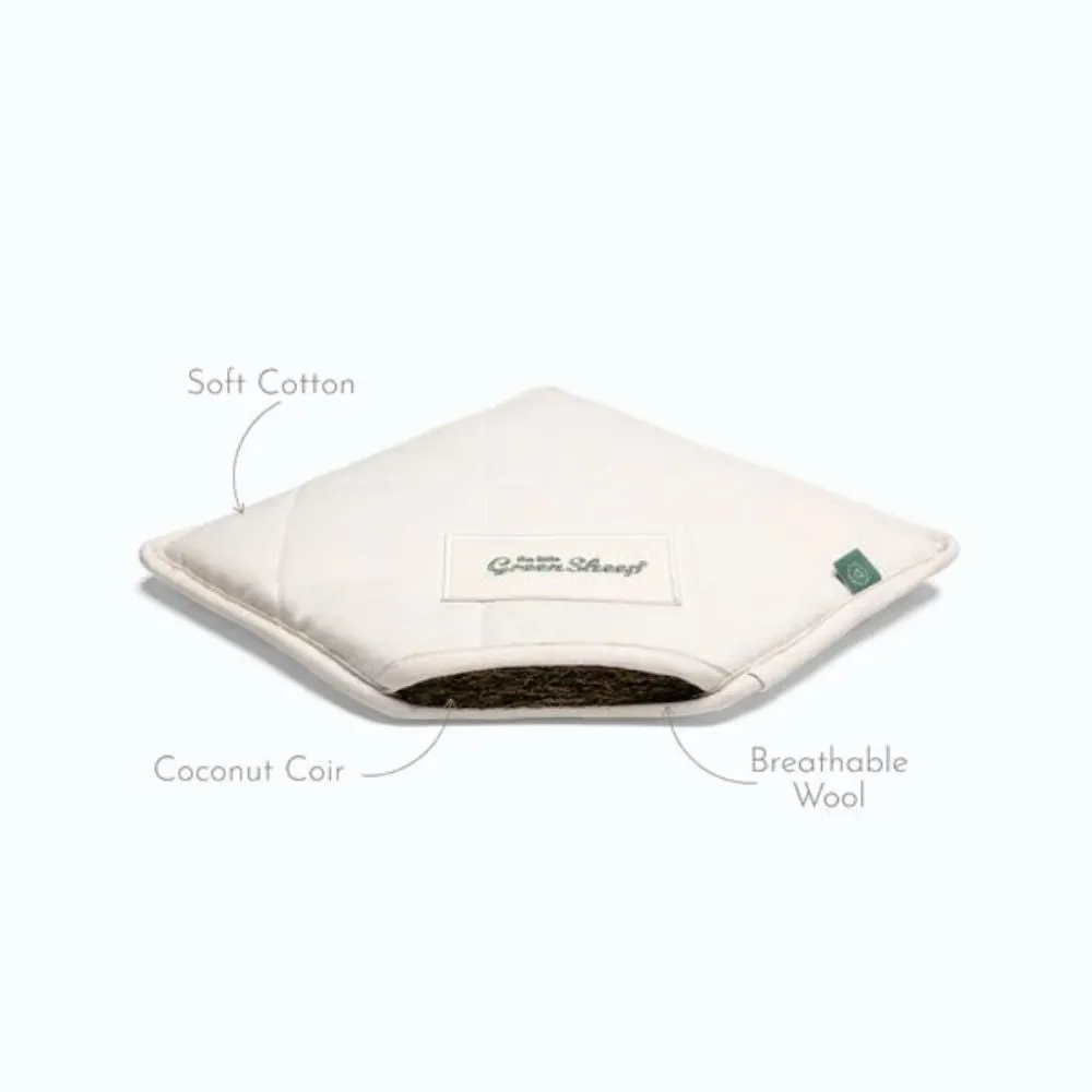 The Little Green Sheep, Natural Mattress, Cybex Priam Carrycot