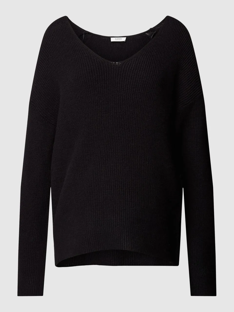 The Milo V-Neck Sweater - Black