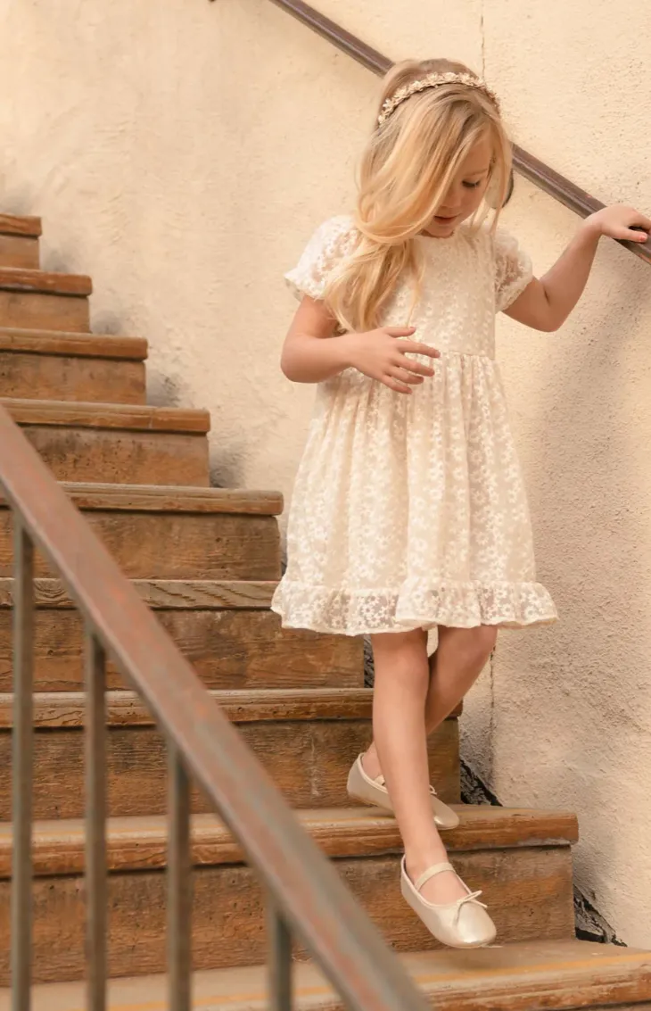 The Quinn Dress by Noralee - Flower Embroidery - KIDS