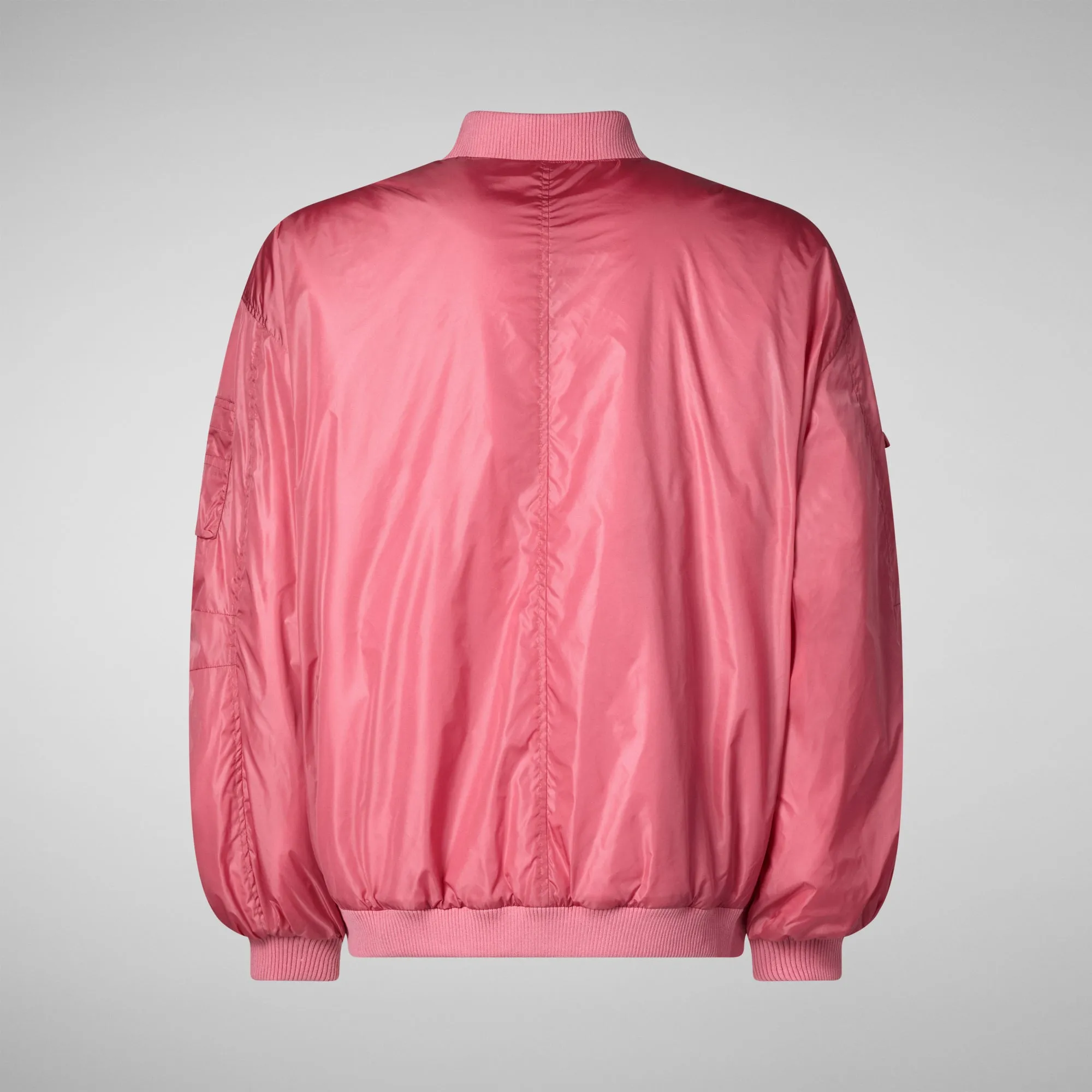 Unisex bomber jacket Usher in bloom pink