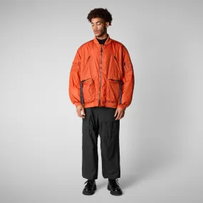 Unisex bomber jacket Usher in maple orange