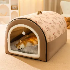 Warm Winter Cozy Washable Dog House