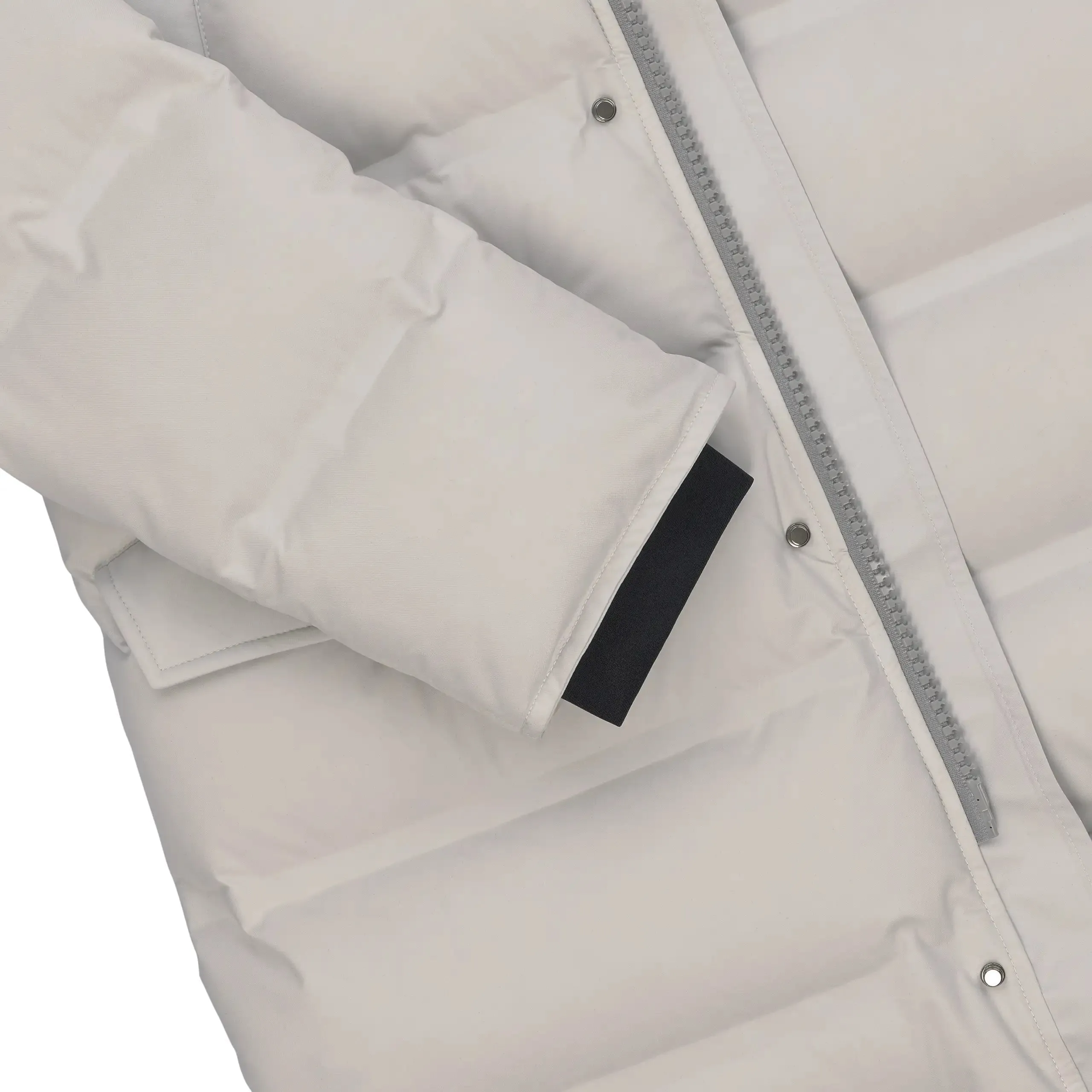 Winter Hooded Parka in Off White