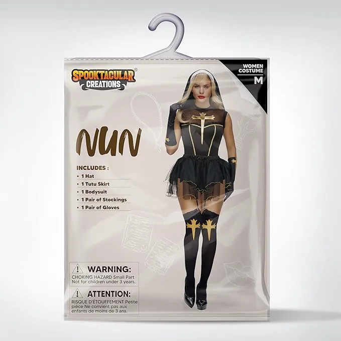 Women Nun Costume for Halloween Costumes