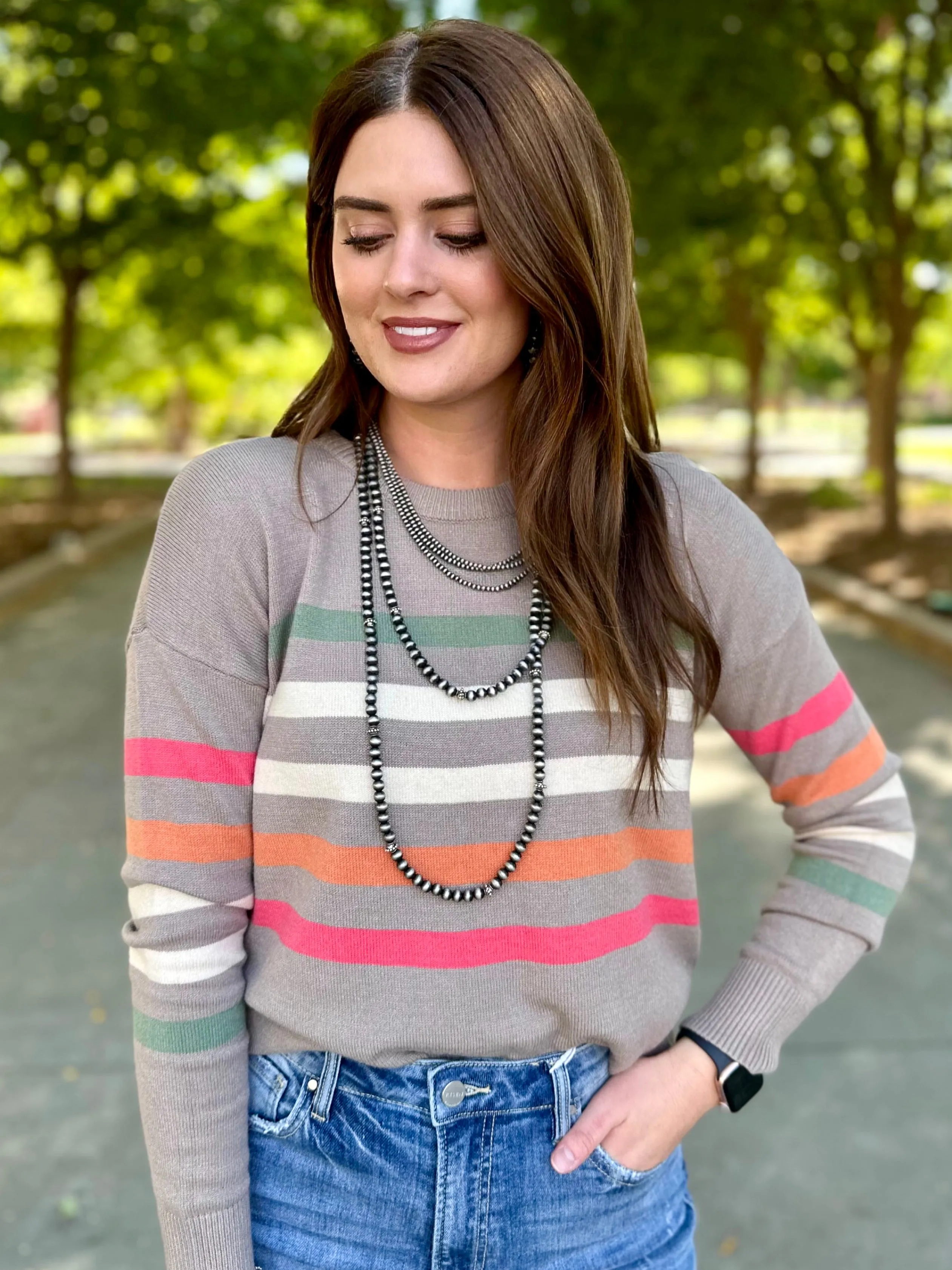 Woodland Striped Sweater